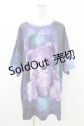 TRAVAS TOKYO / Cosmic bear BIGカットソー  ブラックベース H-26-03-05-056-PU-TO-KB-ZH