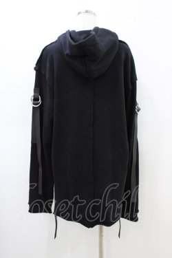 画像2: CIVARIZE / ベルトZIPパーカー  黒 H-26-03-05-058-GO-TO-KB-ZH