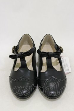 画像1: m petit by misako / AMPUリボンストラップP M ブラック H-26-03-05-1001-LO-SH-NS-ZH