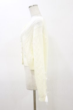 画像3: Lily Merry / もえにゃ/ニットカーディガン L オフ H-26-03-05-1040-LO-TO-NS-ZH