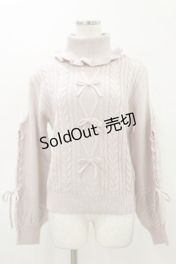 画像1: Ank Rouge / 肩あきニット M ピンク H-26-03-05-1044-CA-TO-NS-ZH