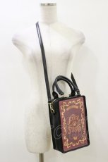 画像1: ALICE and the PIRATES / クリスのタロットカード型Bag  ブラック H-26-03-05-1004-PA-BG-NS-ZH (1)