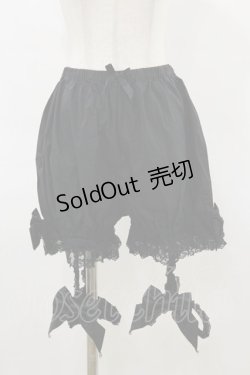 画像1: Angelic Pretty / ガーター付ブルマ Free ブラック H-26-03-05-1050-AP-PA-NS-ZH