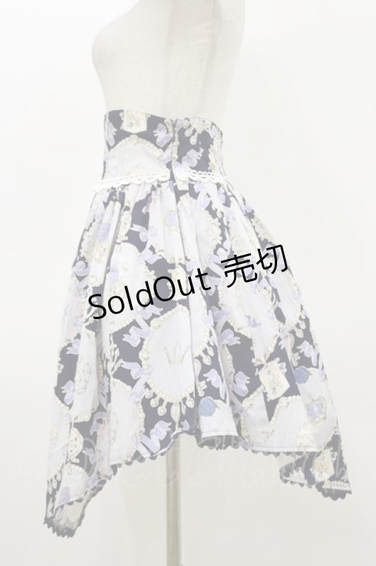 画像3: ALICE and the PIRATES / 宝石柄コルセットスカート Free ネイビー H-26-03-05-1052-PA-SK-NS-ZH (3)