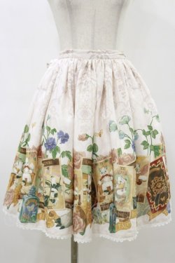 画像1: ALICE and the PIRATES / Mystical emotion〜クリスの心の囁き〜柄スカート Free 生成り H-26-03-05-1054-PA-SK-NS-ZH