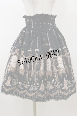 画像1: ALICE and the PIRATES / Poison de l'amour柄スカート Free ブラック H-26-03-05-1055-PA-SK-NS-ZH