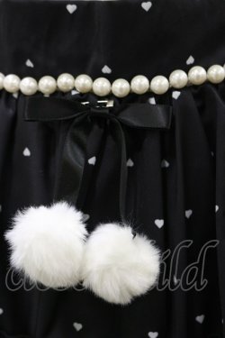 画像3: Ank Rouge / ぽんぽんリボンハートdotスカート M ブラック H-26-03-05-1056-CA-SK-NS-ZH