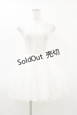 画像1: Angelic Pretty / Girlyパニエ Free 白 H-26-03-05-1057-AP-SK-NS-ZH