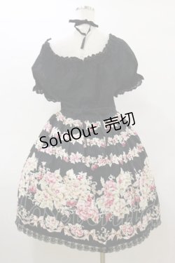 画像2: BABY,THE STARS SHINE BRIGHT / クロスローズプリントワンピース(難有) Free ブラック H-26-03-05-1066-BA-OP-NS-ZH