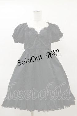 画像1: metamorphose / レースアップワンピース Free ブラック H-26-03-05-1067-ME-OP-NS-ZH