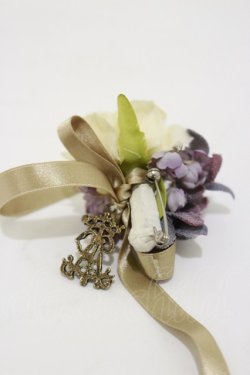 画像2: ALICE and the PIRATES / Le jardin secretコサージュブローチ  生成り H-26-03-05-1006-PA-AC-NS-ZH