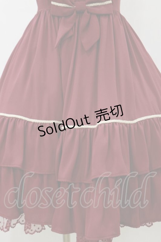 画像4: Angelic Pretty / Raffineジャンパースカート Free ワイン H-26-03-05-1069-AP-OP-NS-ZH (4)