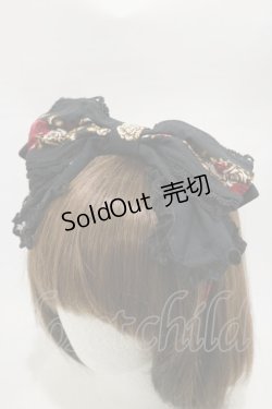 画像4: ALICE and the PIRATES / いばらうさぎのペイサージュ柄ジャンパースカートII型セット Free ブラック H-26-03-05-1070-PA-OP-NS-ZH