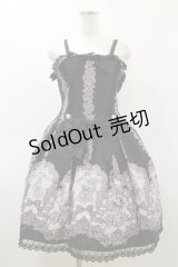 ALICE and the PIRATES / A/P海賊柄ジャンパースカート＆カチューシャ Free ブラック H-26-03-05-1072-PA-OP-NS-ZH