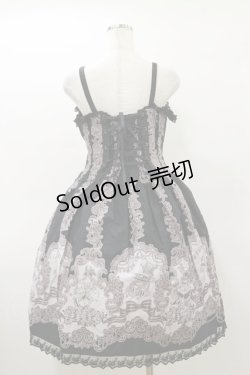 画像2: ALICE and the PIRATES / A/P海賊柄ジャンパースカート＆カチューシャ Free ブラック H-26-03-05-1072-PA-OP-NS-ZH