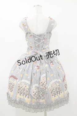 画像2: metamorphose / Nostalgic chessboardジャンパースカート Free グレー H-26-03-05-1073-ME-OP-NS-ZH