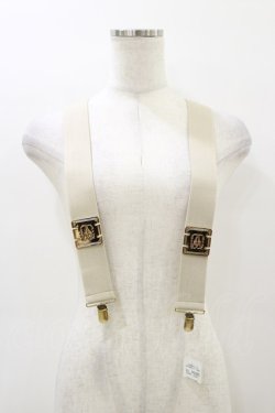 画像1: Amavel / Noble Lion Emblem サスペンダー  ベージュ H-26-03-05-1008-CA-ZA-NS-ZH