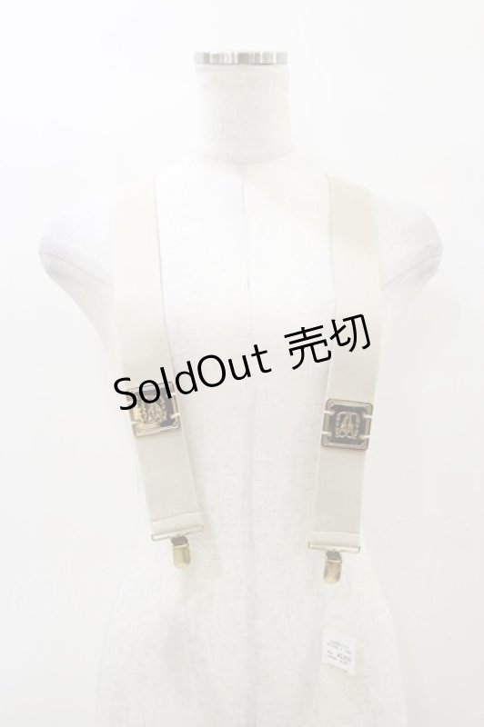 画像1: Amavel / Noble Lion Emblem サスペンダー  ベージュ H-26-03-05-1008-CA-ZA-NS-ZH (1)