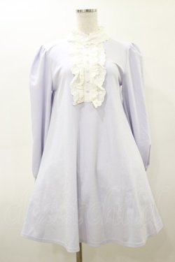 画像1: Ank Rouge / レースカットワンピース M ブルー H-26-03-05-1079-CA-OP-NS-ZH