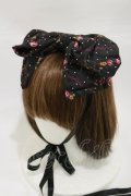 metamorphose / プリンセスクラウンブーケリボンヘッドドレス  ブラック/ピンク H-26-03-05-1015-ME-AC-NS-ZH