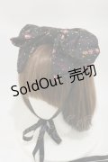 metamorphose / プリンセスクラウンブーケリボンヘッドドレス  ブラック/ピンク H-26-03-05-1015-ME-AC-NS-ZH