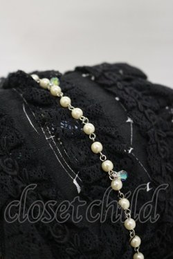 画像2: ALICE and the PIRATES / L’ecrin de votre gauche〜影絵の世界で紡ぐ歌〜柄ヘッドドレス  ブラック H-26-03-05-1016-PA-AC-NS-ZH