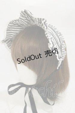 画像1: Angelic Pretty / Tea Party Doll Setのボンネット  ブラック H-26-03-05-1021-AP-AC-NS-ZH