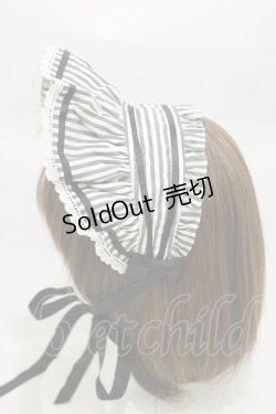 画像2: Angelic Pretty / Tea Party Doll Setのボンネット  ブラック H-26-03-05-1021-AP-AC-NS-ZH