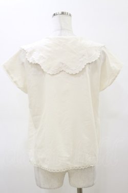 画像2: Fi.n.t / 襟刺繍ブラウス Free 生成り H-26-03-05-1026-CA-BL-NS-ZH
