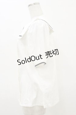 画像3: ALICE and the PIRATES / ローズギャロップセーラーブラウス Free 白 H-26-03-05-1028-PA-BL-NS-ZH