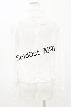 画像2: Innocent World / チョコチェスブラウス S 白 H-26-03-05-1035-IW-BL-NS-ZH