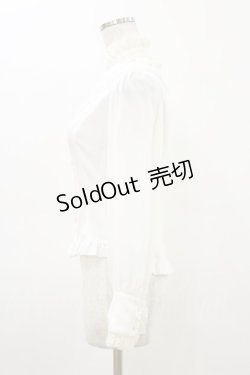 画像3: Innocent World / チョコチェスブラウス S 白 H-26-03-05-1035-IW-BL-NS-ZH