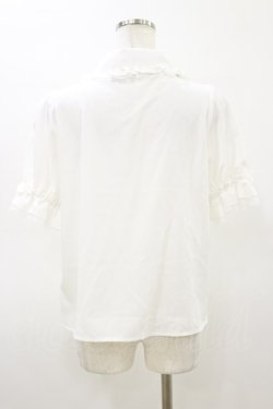 画像2: majoretty / リボンブラウス L 白 H-26-03-05-1036-GO-BL-NS-ZH