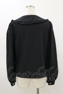 画像2: Jamie エーエヌケー / スピンドルリボンブラウス M ブラック/ピンク H-26-03-05-1037-LO-BL-NS-ZH