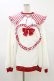 画像1: Jamie エーエヌケー / ハートもこもこPO Free オフ/レッド H-26-03-05-1039-LO-TO-NS-ZH (1)