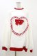 画像3: Jamie エーエヌケー / ハートもこもこPO Free オフ/レッド H-26-03-05-1039-LO-TO-NS-ZH (3)