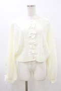 Lily Merry / もえにゃ/ニットカーディガン L オフ H-26-03-05-1040-LO-TO-NS-ZH