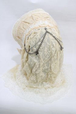 画像2: Ozz oneste / ヴェール付ボンネット  アイボリー H-26-03-05-009-OO-AC-KB-ZH