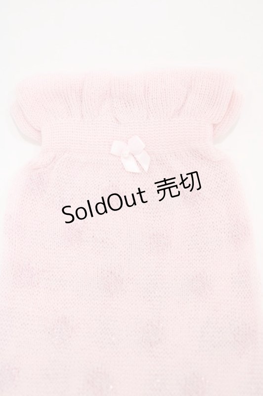 画像2: Shirley Temple / ラメドットボーダーハイソックス  ピンク H-26-03-05-012-ET-ZA-KB-ZH (2)