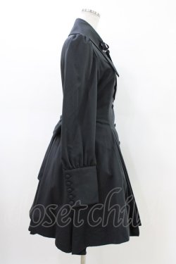 画像3: ATELIER BOZ / 長袖キャロルワンピース  黒×黒 H-26-03-05-016-EL-OP-KB-ZH