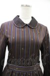 画像4: Jane Marple / Regimental stripeのコレットドレス  ブラウン H-26-03-05-017-JM-OP-KB-ZT030 (4)