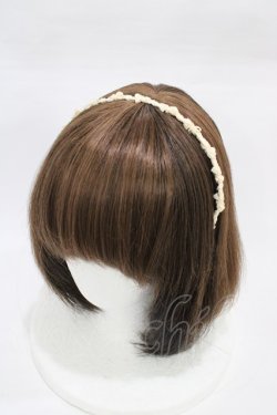 画像1: Jane Marple / ブレードリボンカチューシャ  アイボリー H-26-03-05-003-JM-AC-KB-ZH