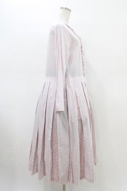 画像3: Jane Marple Dans Le Salon / ストライプとD’anjo coastのシャツドレス  ピンクミックス H-26-03-05-021-JM-OP-KB-ZH