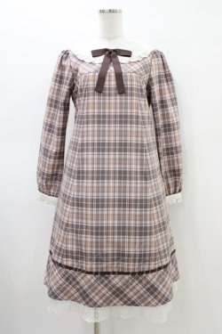 画像1: Emily Temple cute / ショコラベリータータンワンピース  ブラウン H-26-03-05-022-ET-OP-KB-ZH