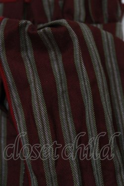 画像4: Sheglit / フリルリボンコルセット M ボルドーストライプ H-26-03-06-026-EL-ZA-KB-ZH