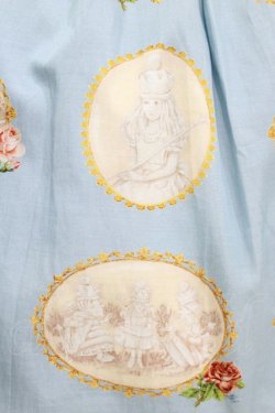 画像4: Leur Getter / Alice Broochシフォンフリル付キャミワンピース M サックス H-26-03-06-003-LU-OP-KB-ZH