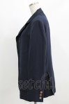 画像2: Jane Marple Dans Le Salon / Vintage linen blazer jacket M ネイビー H-26-03-06-031-JM-JA-AK-ZH (2)