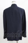 画像3: Jane Marple Dans Le Salon / Vintage linen blazer jacket M ネイビー H-26-03-06-031-JM-JA-AK-ZH (3)