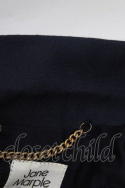 画像4: Jane Marple Dans Le Salon / Vintage linen blazer jacket M ネイビー H-26-03-06-031-JM-JA-AK-ZH