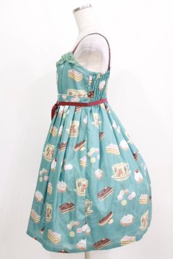 画像2: Leur Getter / Rabbit Tea Cupキャミワンピース M ターコイズ H-26-03-06-004-LU-OP-KB-ZH